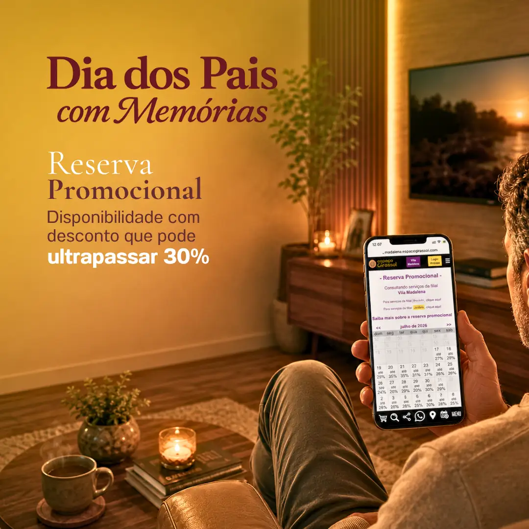 Reserva Promocional de Dia dos Pais: Desconto que Pode Ultrapassar 30%